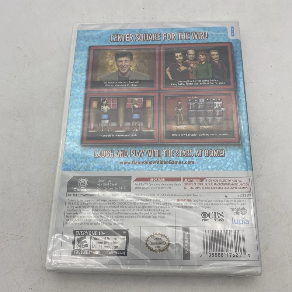 Hollywood Squares (Nintendo Wii, 2010) ** New Sealed - Image 2 of 4