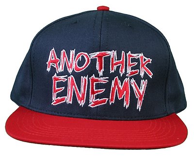 Another Enemy Navy Red Summer Classic Adjustable Snapback Baseball Hat Cap NWT