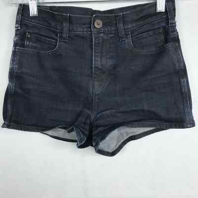 Skar Gorn Shorts Womens Sz 28  Dark Wash Stretch Jean Denim Pockets