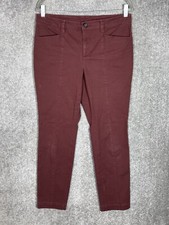 Duluth Trading Workday Warrior Chino Slim Leg Pants Womens Sz 10 Pockets Stretch