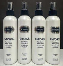 Scruples Enforce Fast Drying Styling Spray - 4 Pack / 8.5 fl oz each