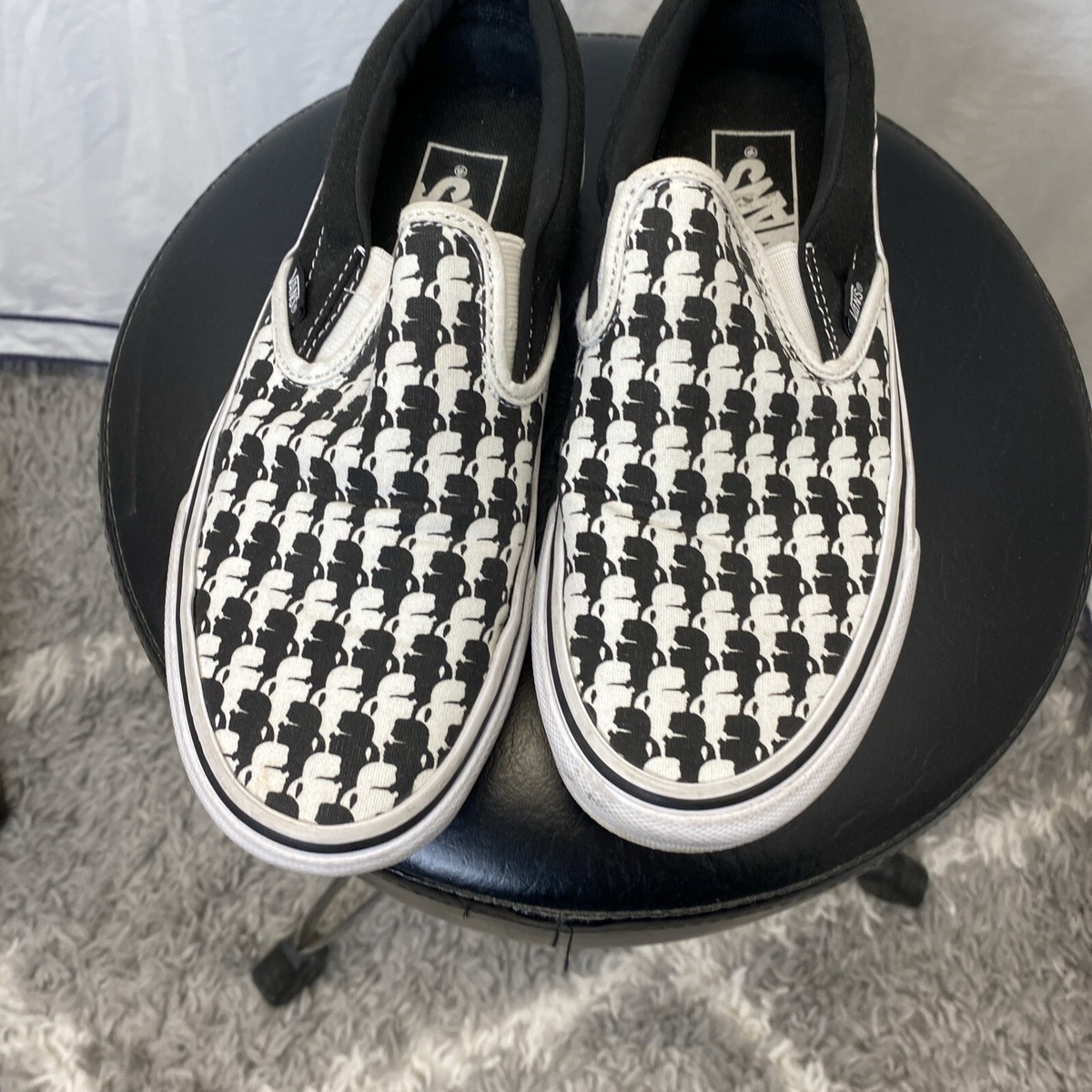 VANS KARL LAGERFELD CLASSIC SLIP-ON US MENS 5 WOMENS 6.5 