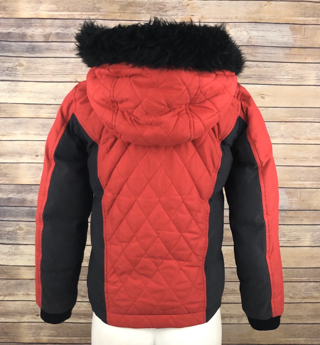Harley Davidson Womens Zip Quilted Down Puffer Zip Jacket XS