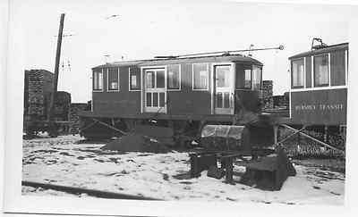 6J941 RP 1940er HERSHEY PA TRANSIT CO SCHNEEKEHRMASCHINE PFLUGWAGEN #14