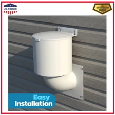 Dryer Vent Cover 4 Inch - Outdoor Dryer Vent Cover Natural Energy Saving, Dryer