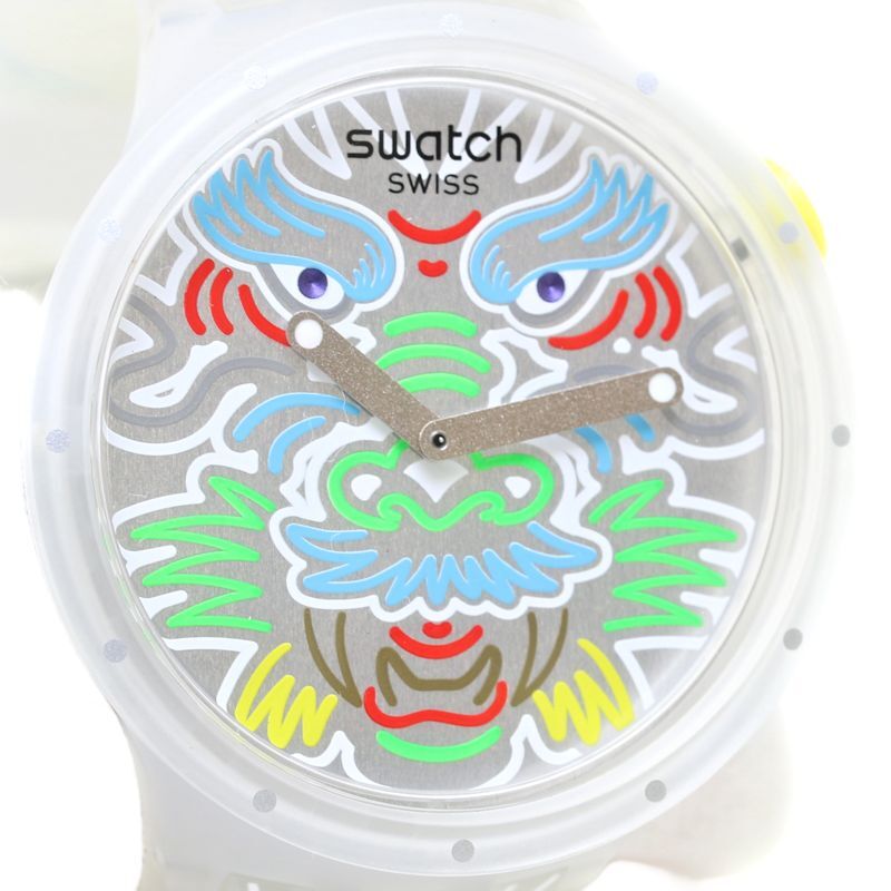 Swatch ドラゴン柄 時計 SB05 Z102 SB05Z102 - DRAGON IN CLOUD - Swatch® Official Store
