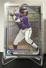 2024 Bowman Chrome Jeremy Ciriaco #BCP-165 Colorado Rockies