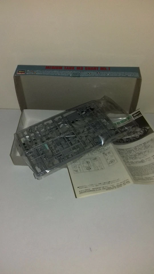 MEDIUM TANK M3 GRANT MK I HASEGAWA MT 5 KIT 1/72 + VARI ACCESSORI ESCI - Immagine 3 di 4