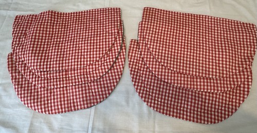Vintage Watermelon Quilted Handmade Placemats 19” X 10” Set Of 6 - Picture 2 of 7