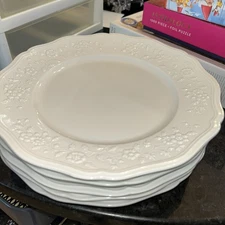Ceralene A Raynaud Limoges Hawthorn Set of 5 Dinner Plates 10 3/4"