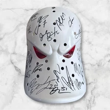 2025-26 Anaheim Ducks Signed Autographed Team Mask Cutter Terry Kreider +