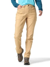 ATG by Wrangler Women's Canvas Slim Fit Pant Comfort Light Bottoms Lark 4 New