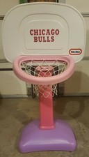 ULTRA RARE VINTAGE 1990'S LITTLE TIKES CHICAGO BULLS MINI BASKETBALL HOOP