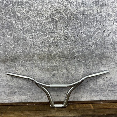 Freestyle BMX Handlebar 4pc 4 Piece Silver Steel 22.2 27in Old