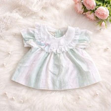Vintage New York kids Brand Green baby girl dress. 12 mo. Made in USA