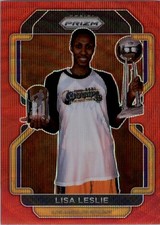 2022 Panini Prizm WNBA Prizms Ruby Wave #194 Lisa Leslie - BSK