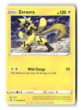 Zeraora 102/264 Rare Fusion Strike Pokemon Near Mint