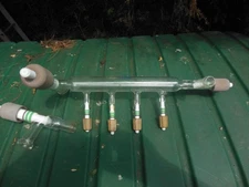 Chemglass vacuum manifold 4 branch plus mystery piece