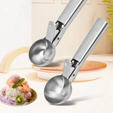 1pc ICE CREAM SCOOP STAINLESS STEEL MASH POTATO ICE CREAM SPOON BALL NEW