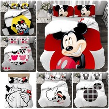 Mickey & Minnie Mouse Collection Single/Double/Queen/King Bed Quilt Cover Set #4