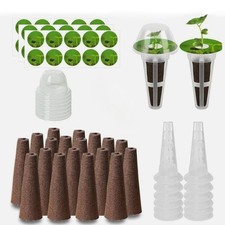 120x Hydroponic Garden Seed Pods Grow Anything Kit with Accessories Sponge Dome 0.10 per sponge