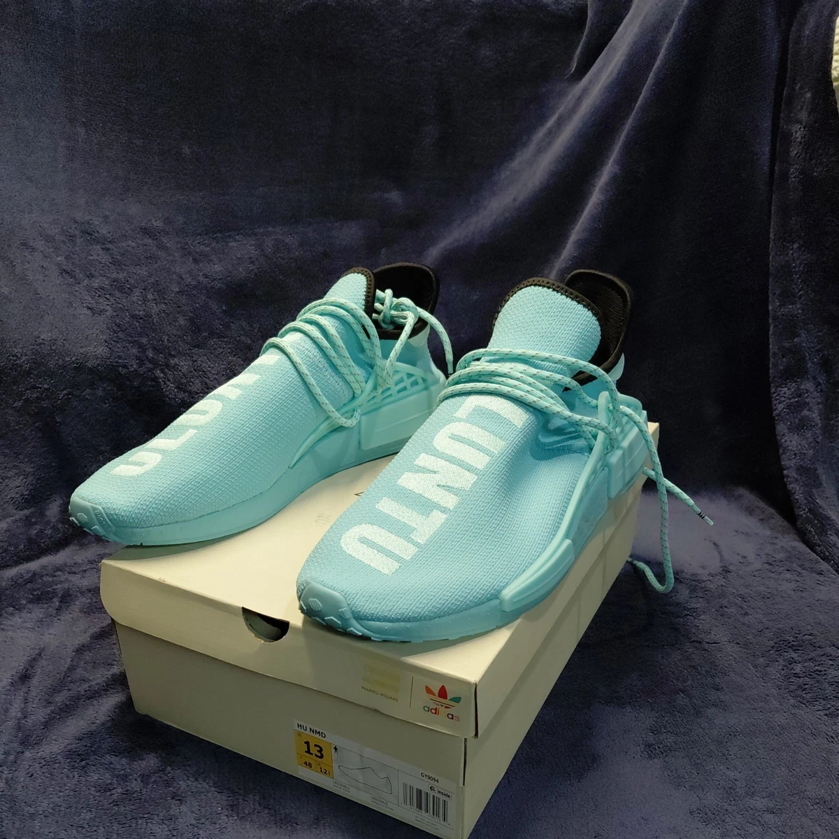 adidas Pharrell x NMD Human Race Blue for Sale | Authenticity