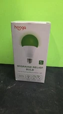 Migraine Relief Green Led Light Bulb Light Therapy Bulb 520nm Narrow Band 8w E26