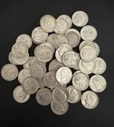 1 roll of 1964 Roosevelt silver dimes.  Lot of 50