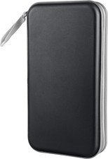 CD/DVD Case Holder 96 Capacity Hard Plastic Storage Binder Wallet Black 