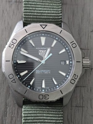 Tag Heuer Aquaracer Solargraph 40mm Titanium Men's Watch