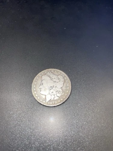 1879 US Morgan Silver Dollar $1 Coin Circulated 0.9 Fineness Uncertified