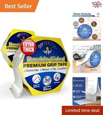 Versatile Heavy Duty 30m Double Sided Carpet Tape - Clean & Residue-Free Removal