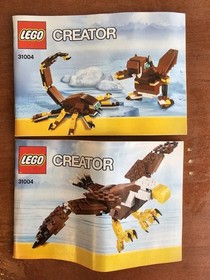 Retired 2013 LEGO Creator 3 in 1- 31004 Fierce Flyer -Used Set with Manuals