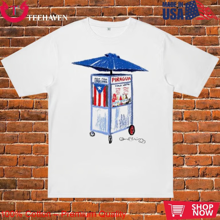 Puerto Rico Piragua Cart T-Shirt