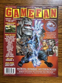 Vintage Lot 4 GAMEFAN Game Players Wizard Sega Visions Magazine Video Star Trek