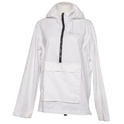 White on White, Anorak, Größe: L, Weiß, Baumwolle/Elasthan, Einfarbig #Ve4
