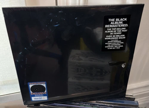 Metallica Black Album Vinyl 2xLP Set 180G Marbled Vinyl sealed