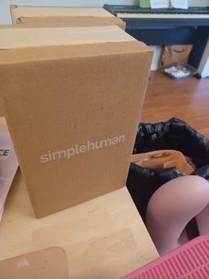 simplehuman 9 oz. Touch-Free Automatic Rechargeable Sensor Pump, Brushed Stainle