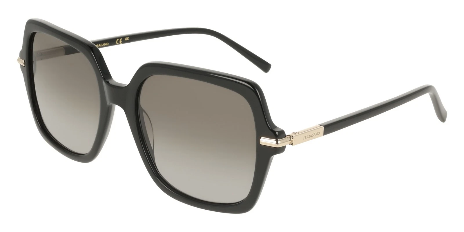 Ferragamo — Ferragamo Sunglasses SF2076S Black 57/19/145 Women