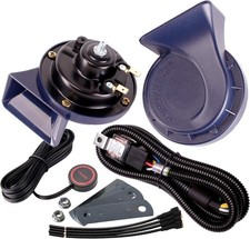 Horn 12V Car Horns Loud Dual-Tone Waterproof Auto Electric Snail Kit with Relay