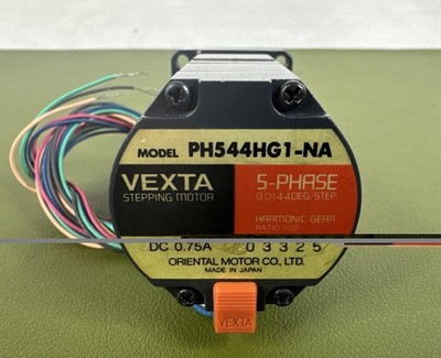 Vexta PH544HG1-NA 5 Phase Stepper Motor, Harmonic Gear 1/50 DC 0.75A Japan