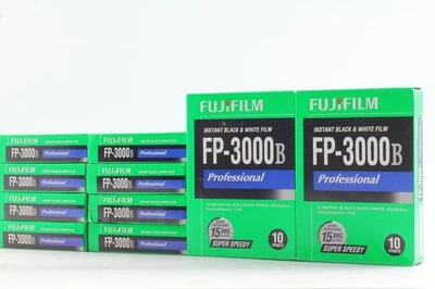 [NOUVEAU 10 packs] FujiFilm FP-3000B Pro Instant BW FILM 2015-05,06 du Japon - Photo 1/4