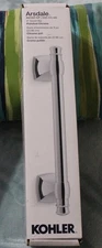 KOHLER Arsdale K-R27237-CP Bathroom Shower 9 in. Grab Bar in Polished Chrome