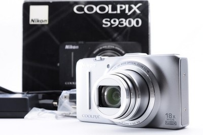 Nikon Coolpix S9300 Silver Near Mint 16.0MP Digital Camera Y3431