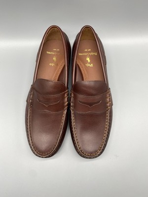 Polo Ralph Lauren Casual Shoes Mens 8.5D Brown Leather  display picture 3