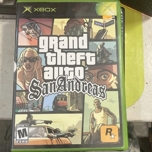 Rockstar Games Grand Theft Auto: San Andreas Xbox Action & Adventure Manual Inc…