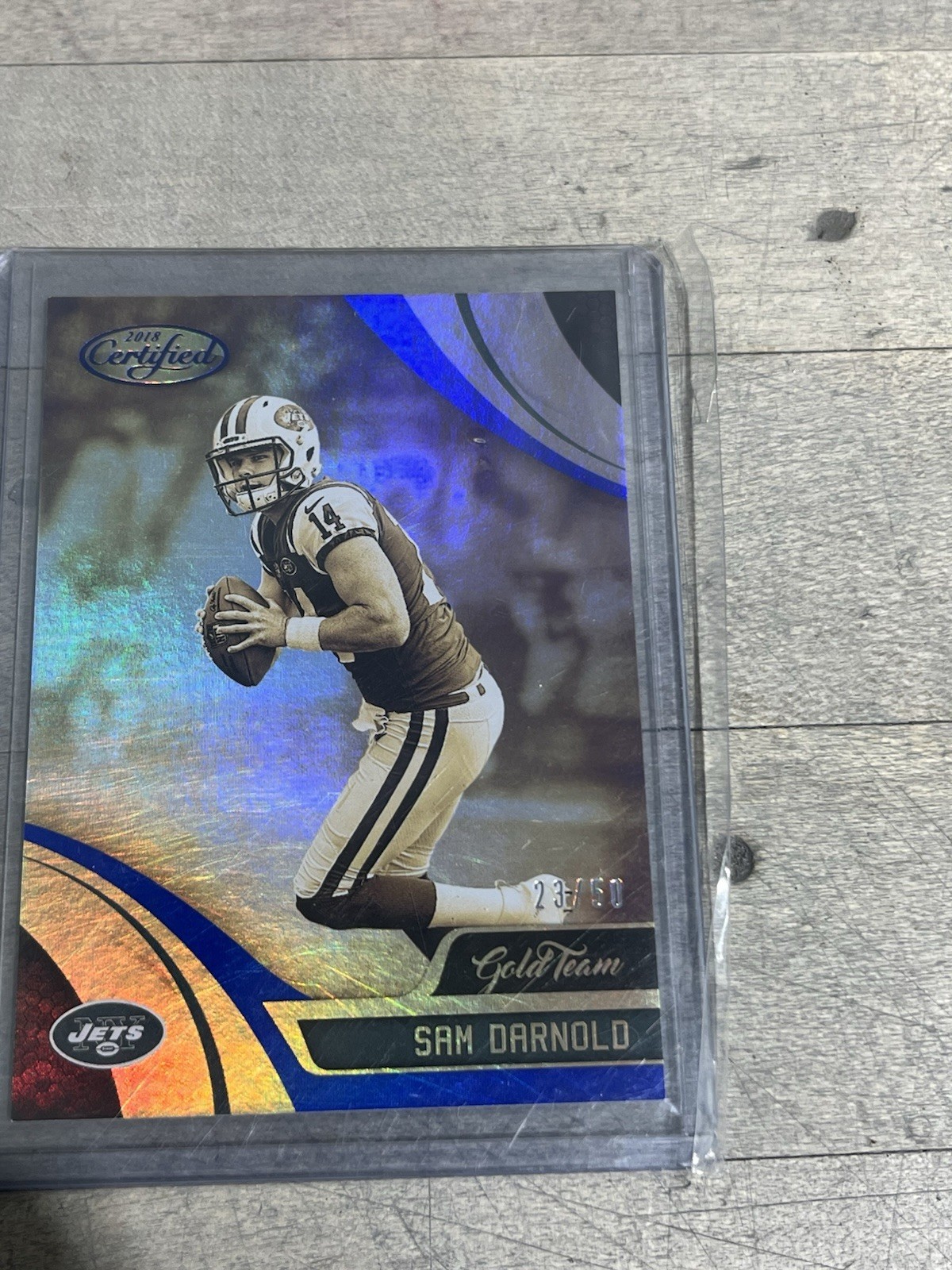 2018 Panini Certified - Gold Team Sam Darnold Rookie! Blue/50 sp