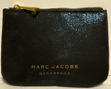 MARC JACOBS DECADENCE DARK GREEN METALLIC POUCH/CLUTCH   4" X 6"  NEW