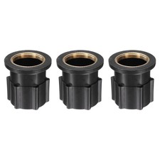 3Pcs Faucet Nut Fixed Base, Plastic Fixing Nut Tap Fastener, ID 1.18" x H 1.85"