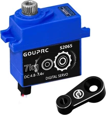 7KG RC Digital Micro Servo Metal Gear Servo with Servo Hron for TRX4 TRX6 SCX10 